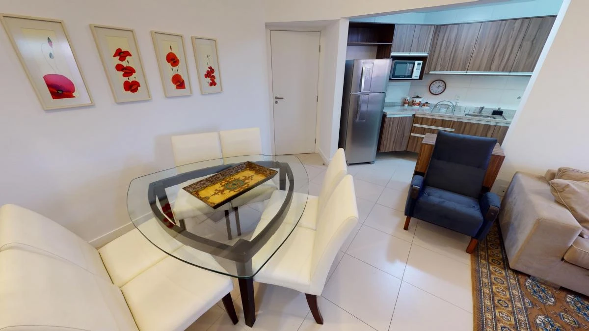 2-bedroom apartment with a washing machine in Curitiba — photo 24