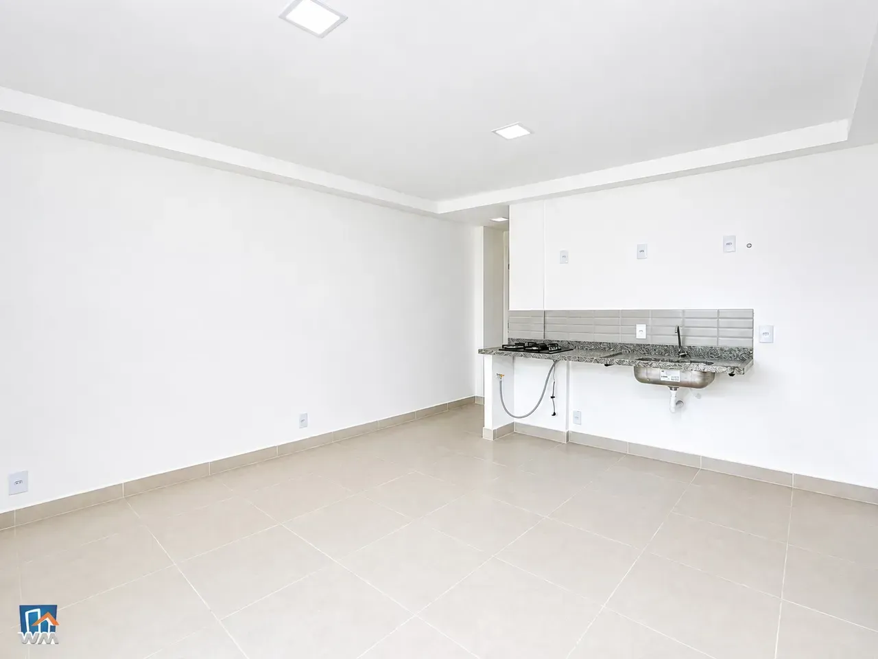 Apartamento de 1 quarto com varanda e cozinha integrada — photo 4