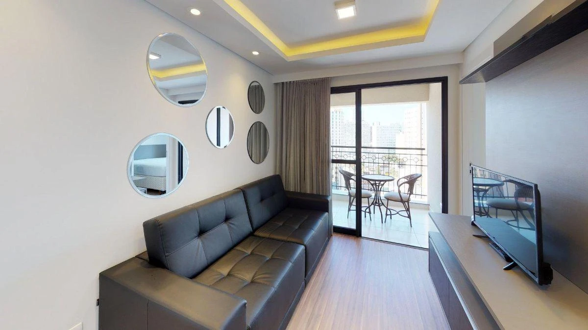 One-bedroom apartment with a home office in Curitiba — photo 12