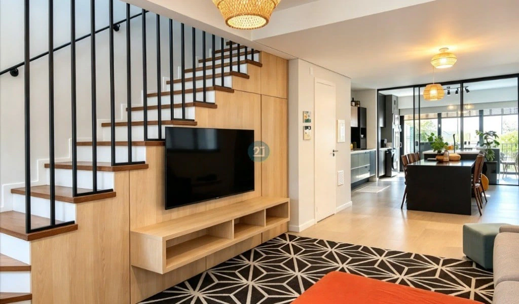 3-bedroom house with a home office