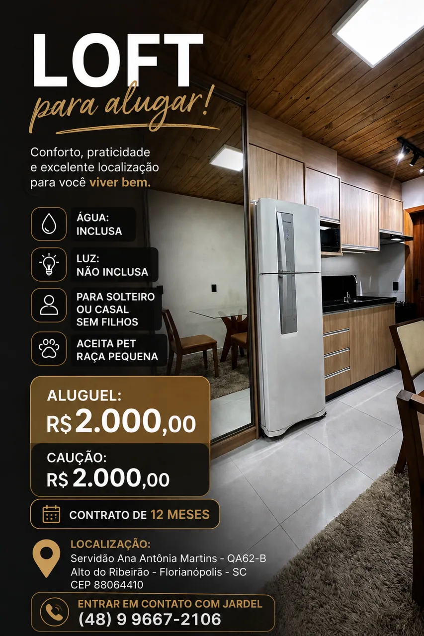 Furnished loft with 1 bedroom and open-plan gas kitchen — photo 10