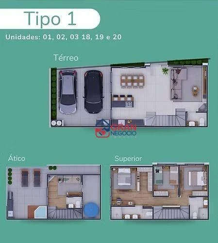 Casa mobiliada com cozinha integrada e 3 quartos — photo 22