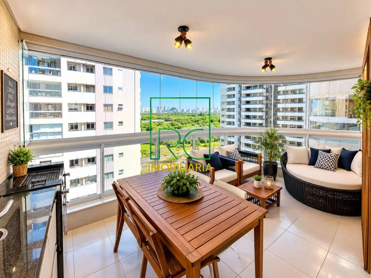 Apartamento mobiliado, 85 m², com piscina privativa
