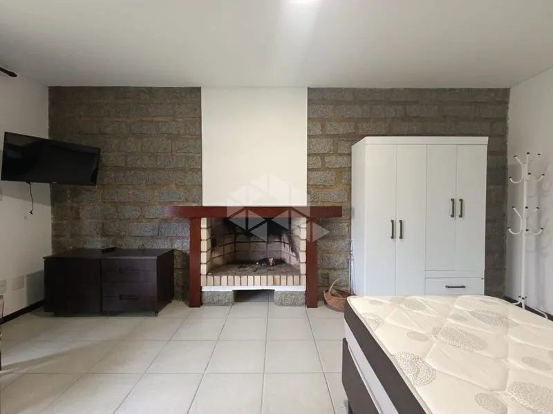 Balcony with a grill in a one-bedroom house, 25 m²