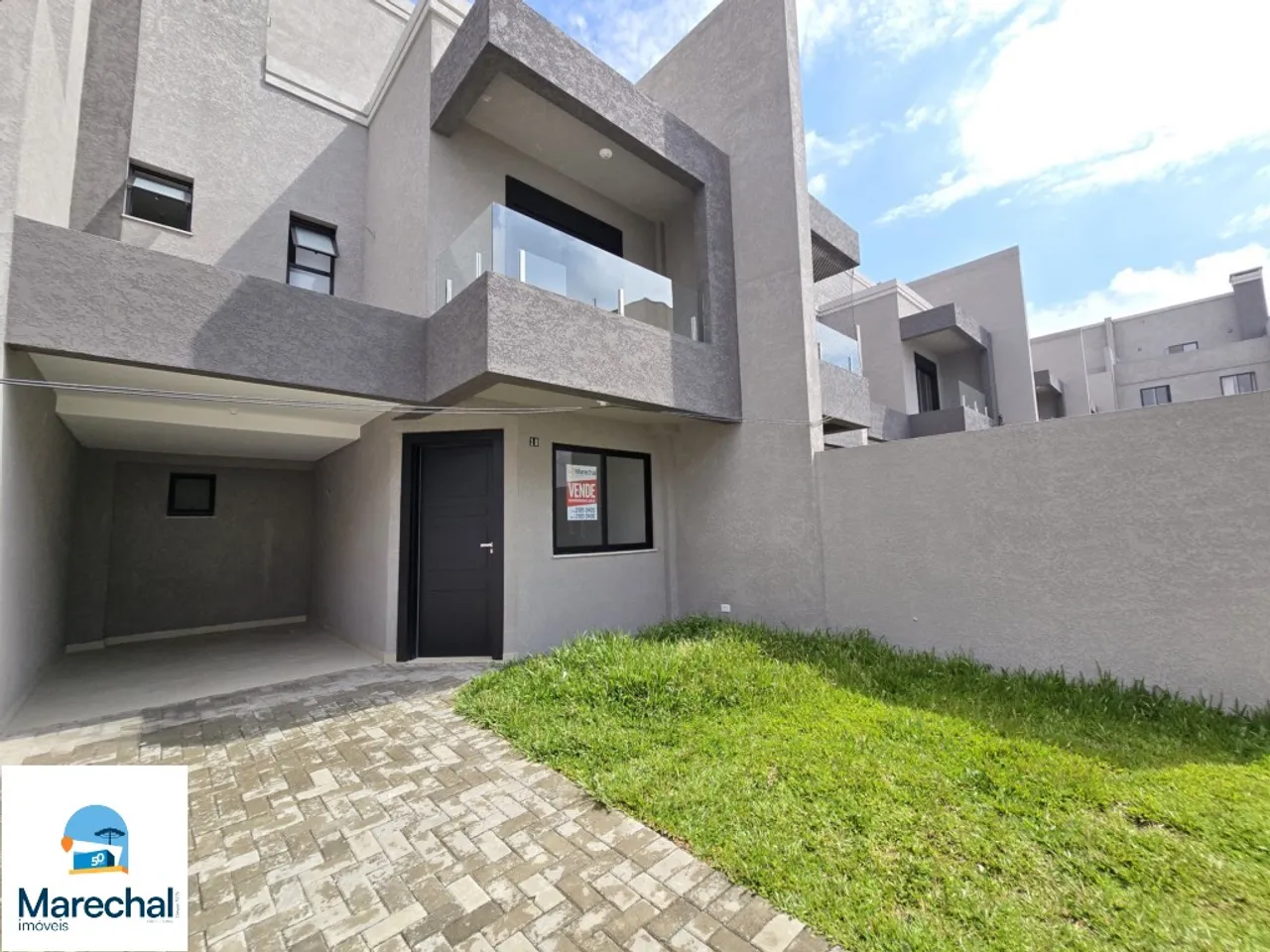 Condo house with a private BBQ area