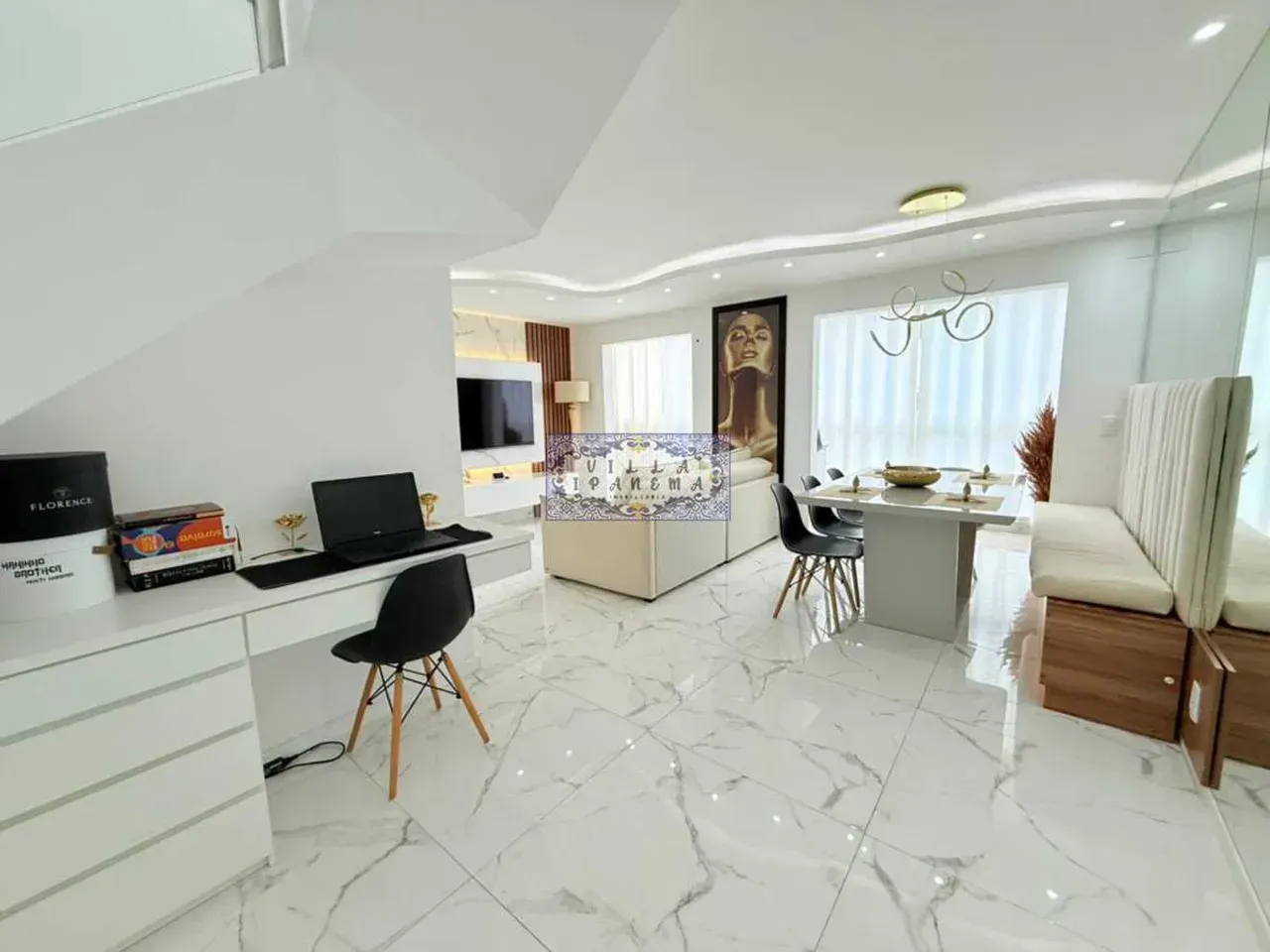 Furnished 3-bedroom duplex with open-plan kitchen — photo 7