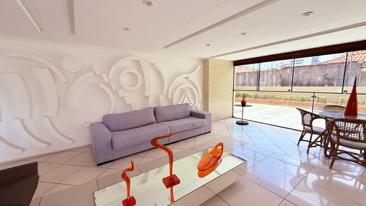 3-bedroom apartment with a private BBQ in João Pessoa