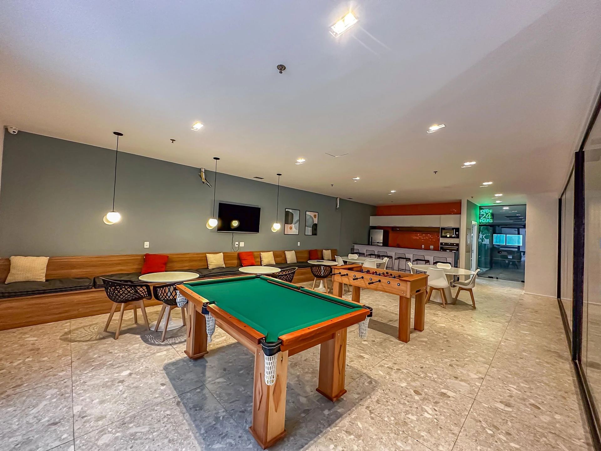 Monoambiente amueblado en edificio con gimnasio — photo 29