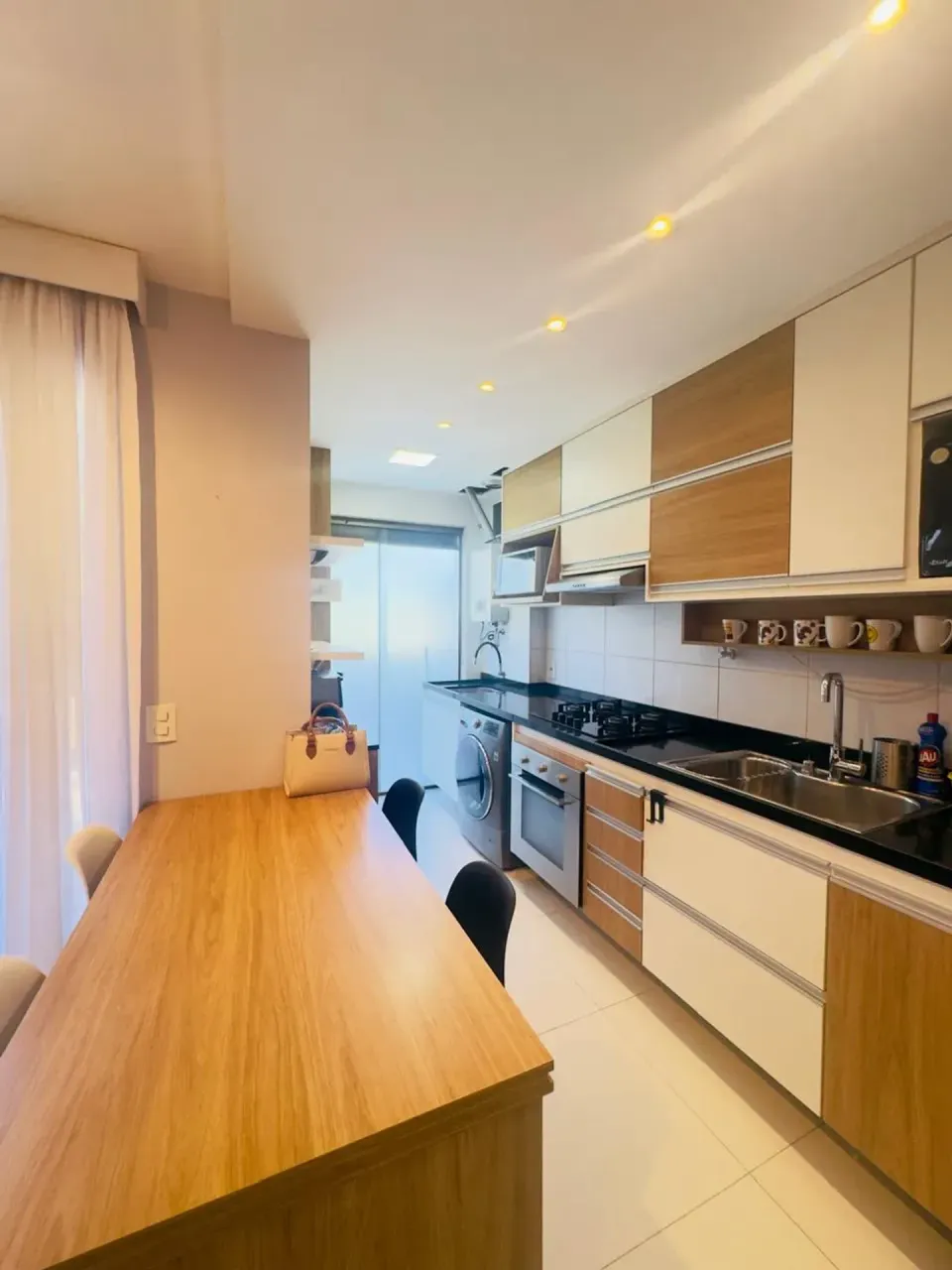 Apartamento com 2 dormitórios e cozinha em conceito aberto a gás — photo 4