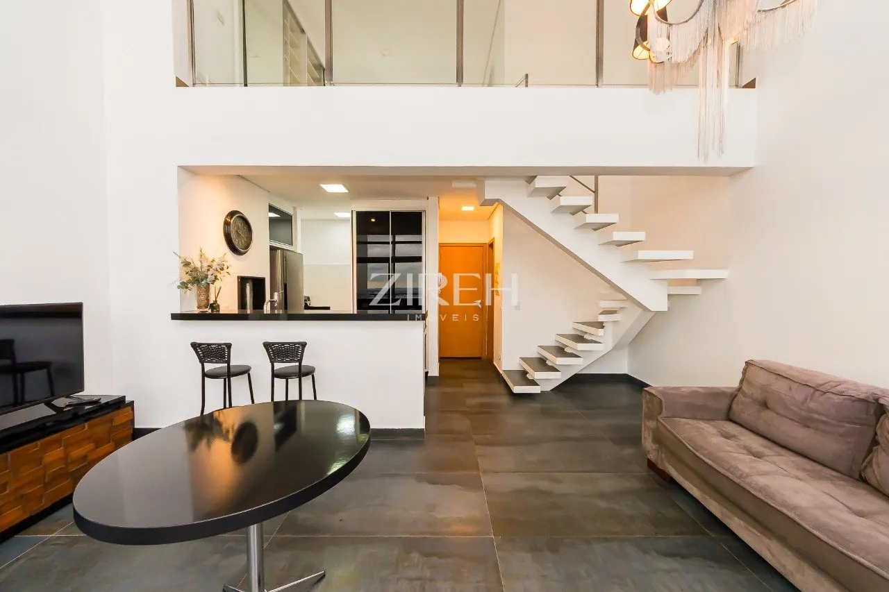 Furnished 78 m² apartment on the 37th floor