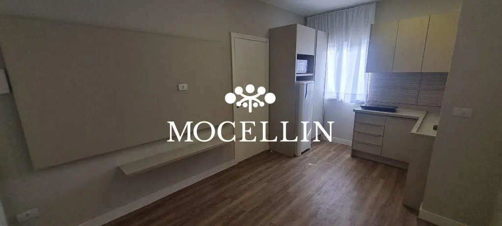 1-bedroom 30 m² apartment with a glass shower