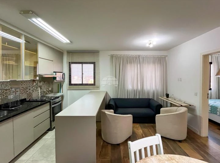 Furnished 1-bedroom apartment with an open kitchen — photo 8
