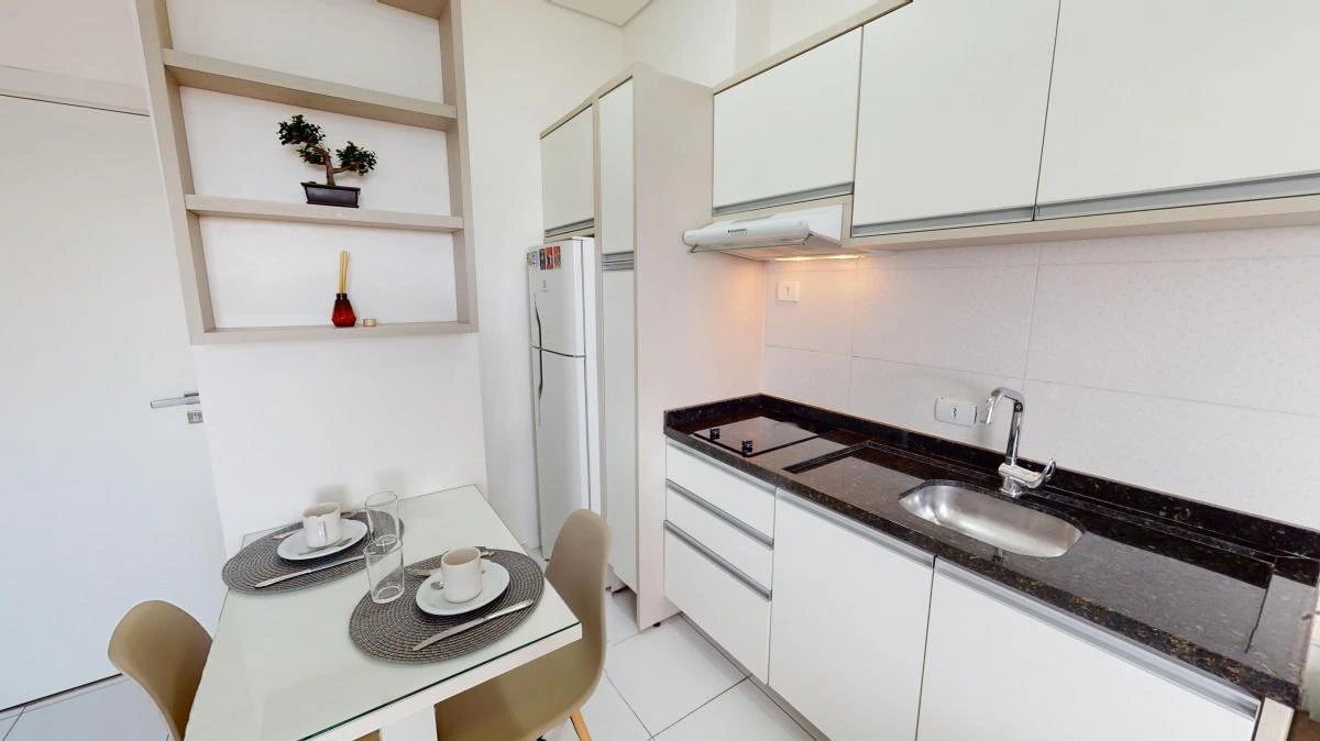 1 quarto e espaço de home office: apartamento de 25 m² — photo 3