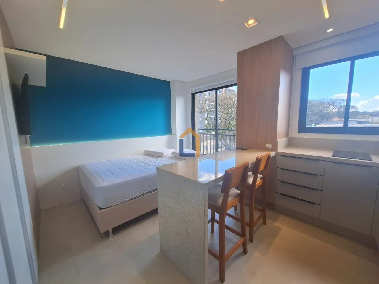 Furnished 41 m² studio with parking and 3rd floor — photo 7
