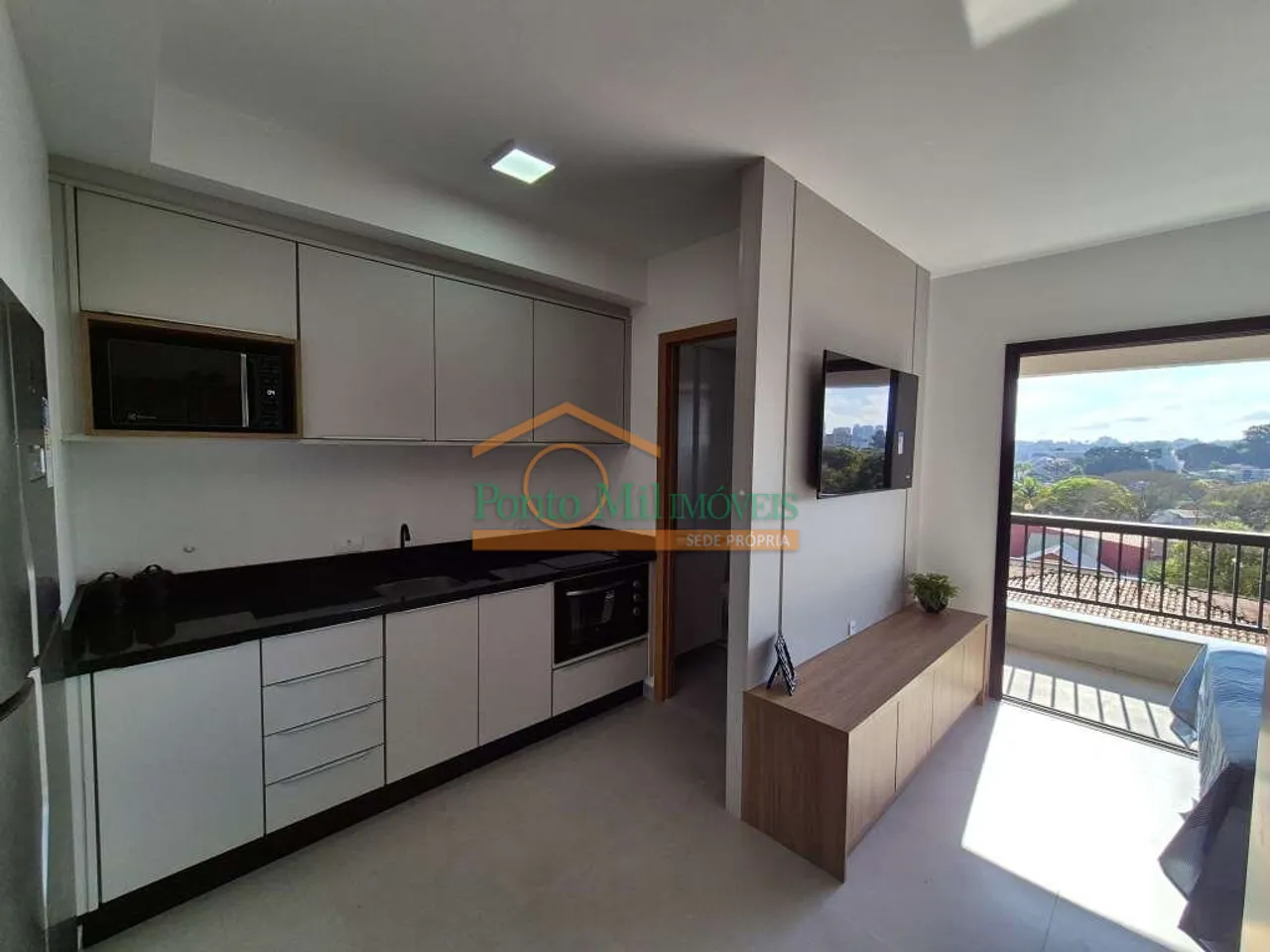 36 m² 1-bedroom apartment with balcony and private BBQ — photo 4