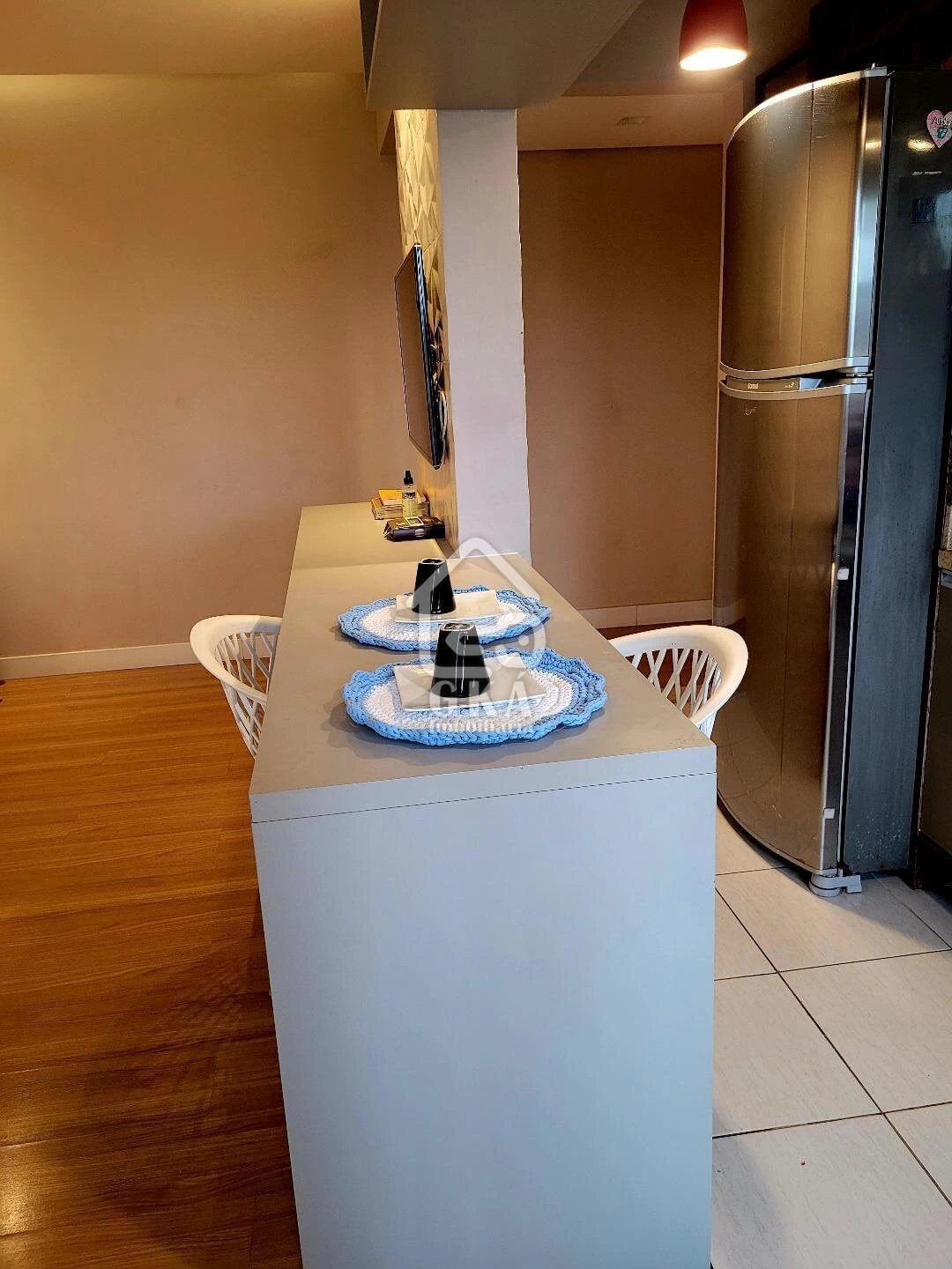 Furnished apartment, 70 m², with a washing machine