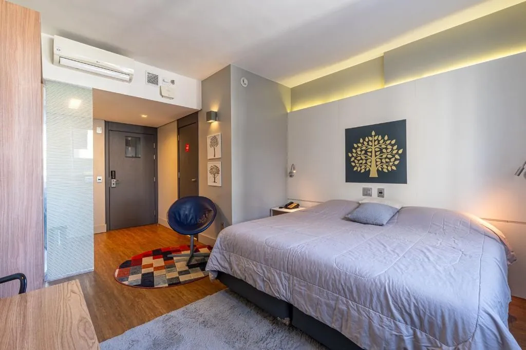 Studio mobiliado com 51 m², 1 quarto e vista da cidade — photo 8