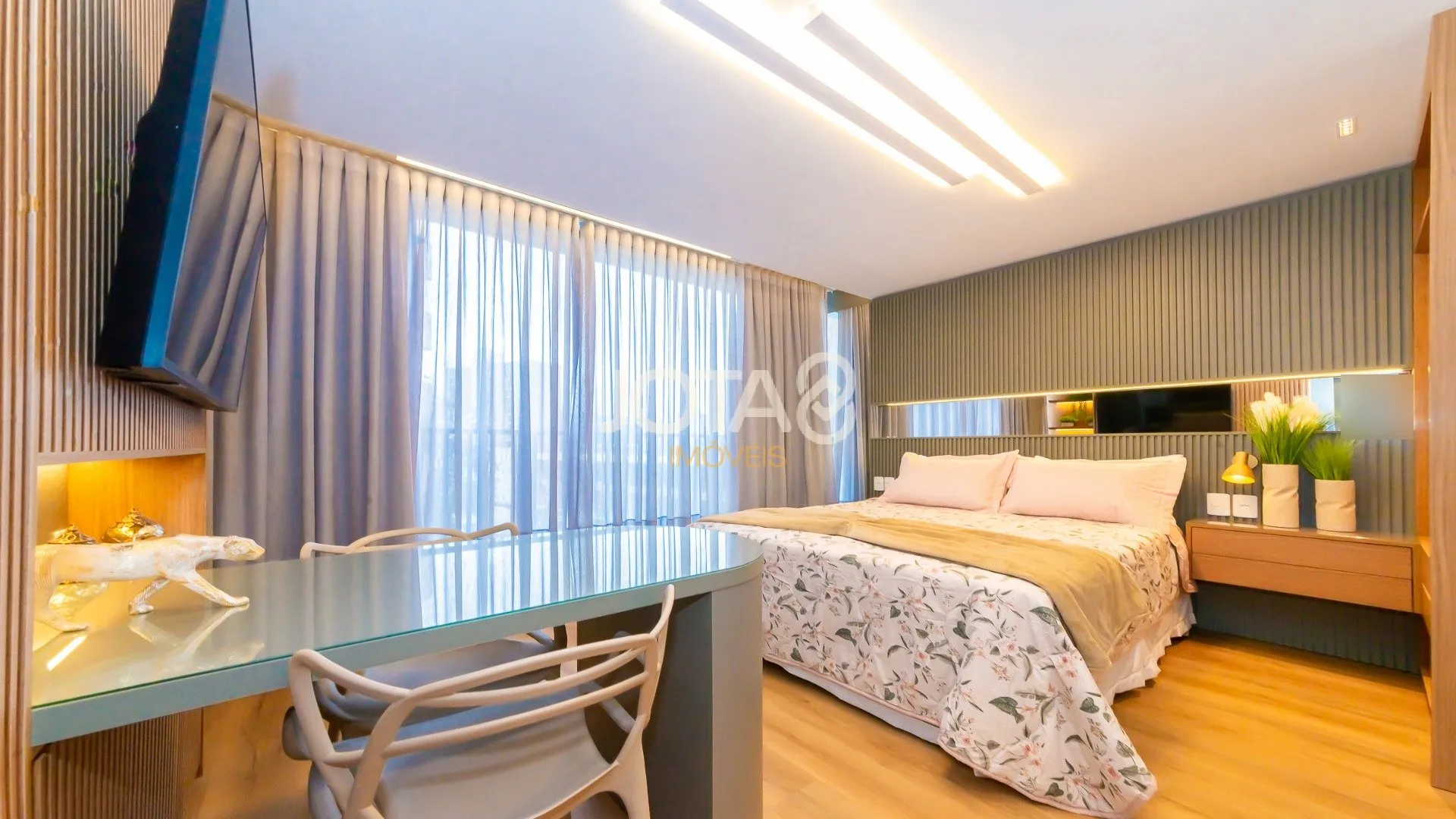 Furnished apartment, 25 m², with a washing machine