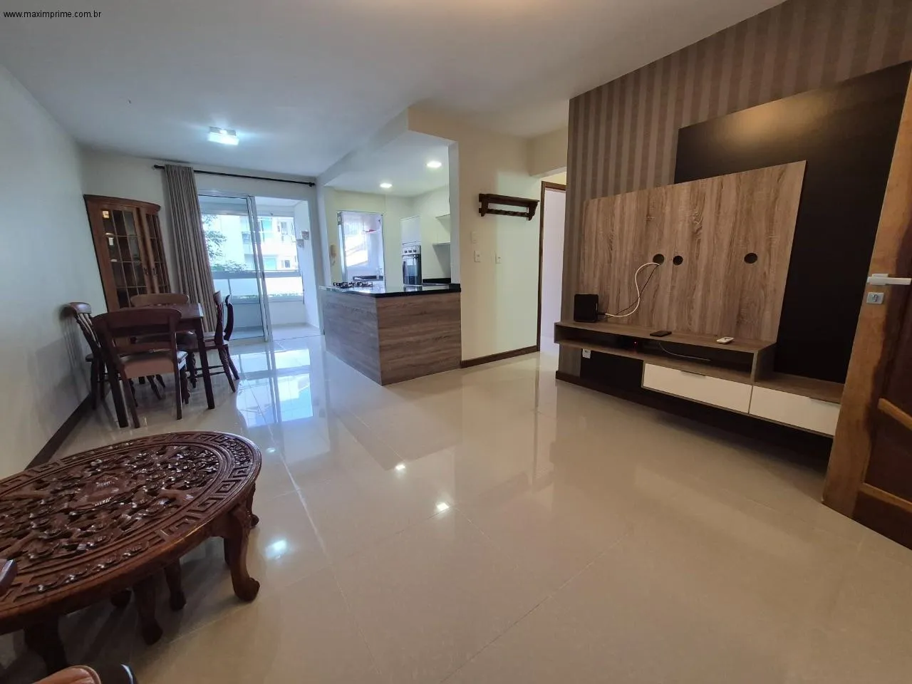 63 m² apartment with 2 bedrooms and open-plan kitchen