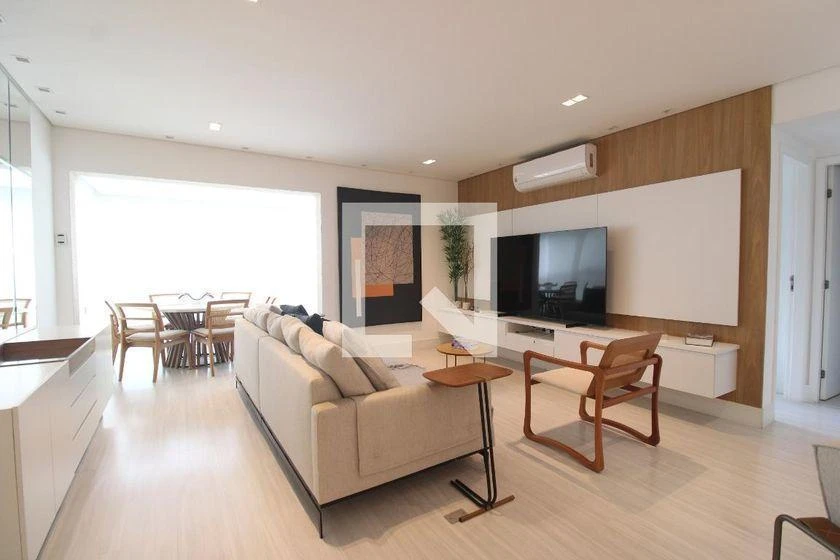 2-bedroom apartment in a building with a gym