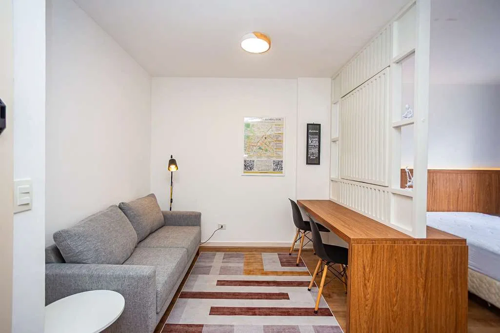 Furnished studio, 36 m², with a washing machine — photo 7