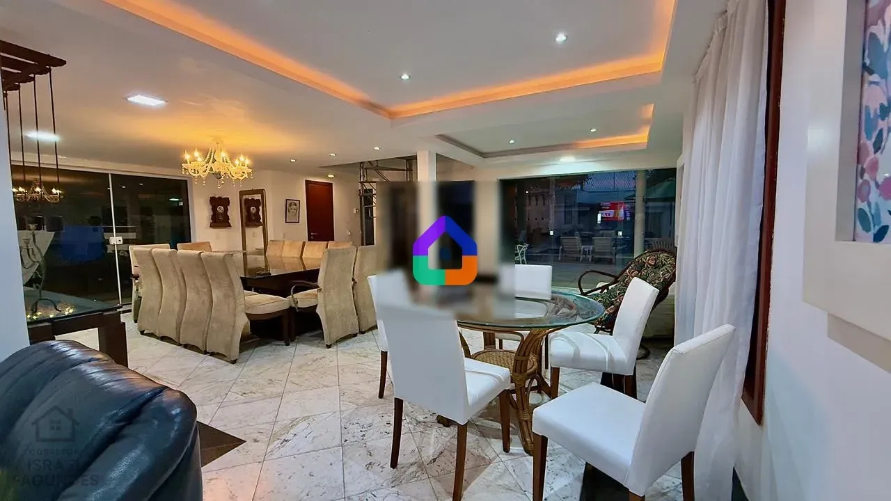 Casa mobiliada 605 m² com 6 quartos e 15 vagas