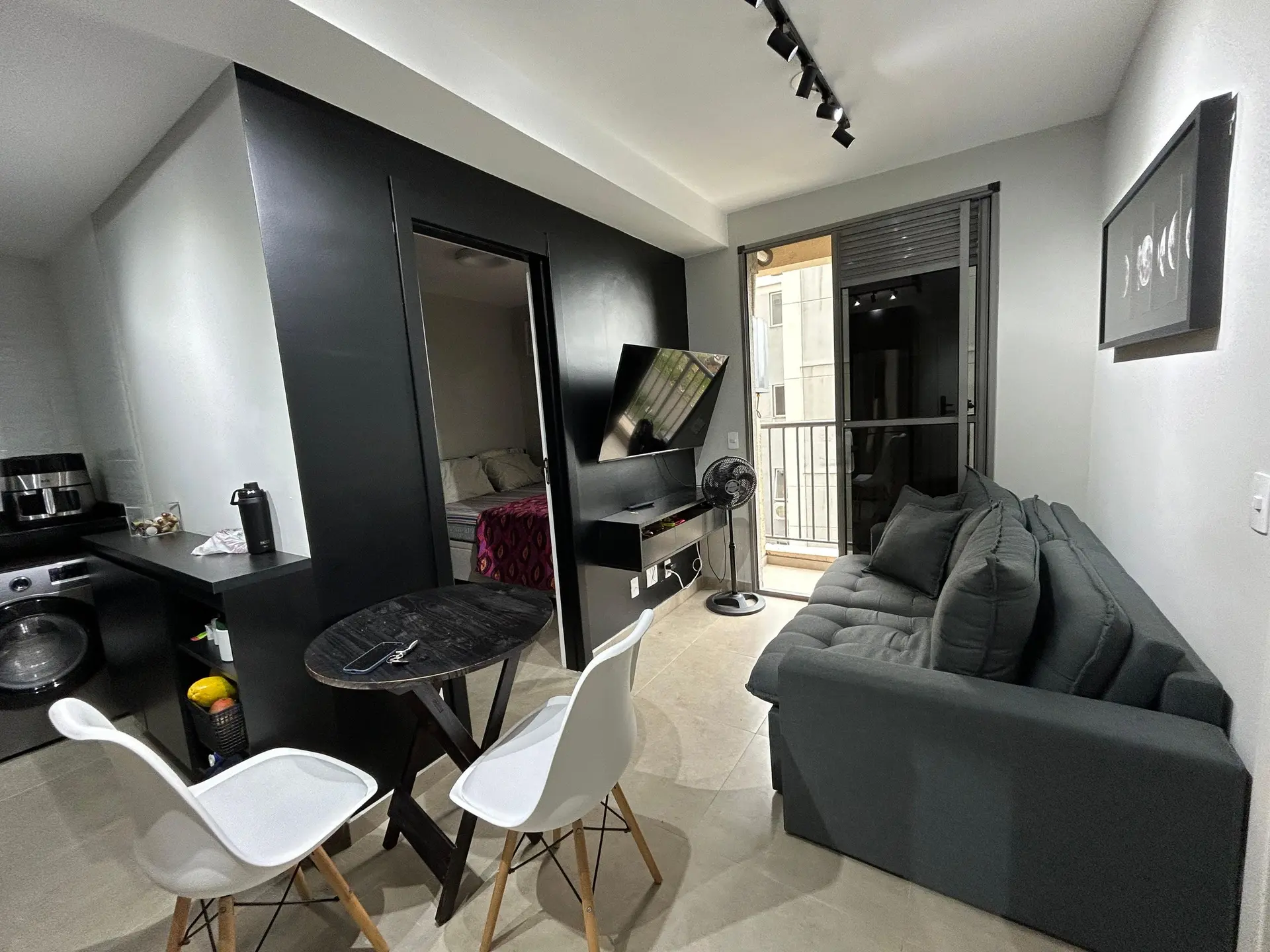 2-bedroom apartment in a building with a sauna