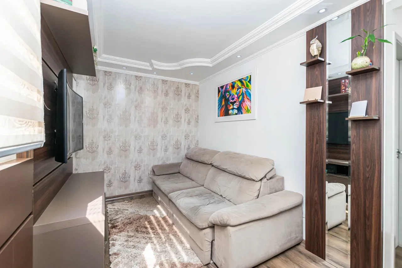 2-bedroom apartment with a washing machine in Curitiba