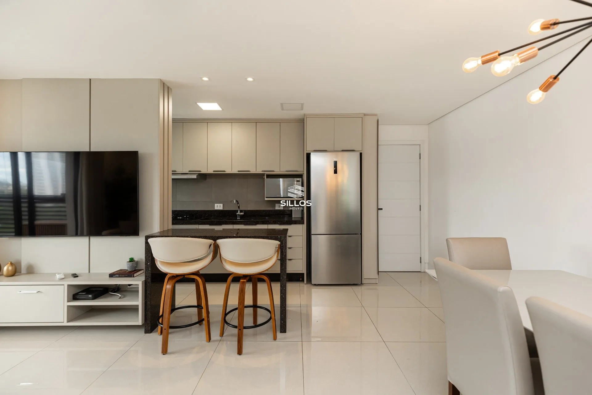 Home office in a 3-bedroom apartment, 91 m² — photo 2