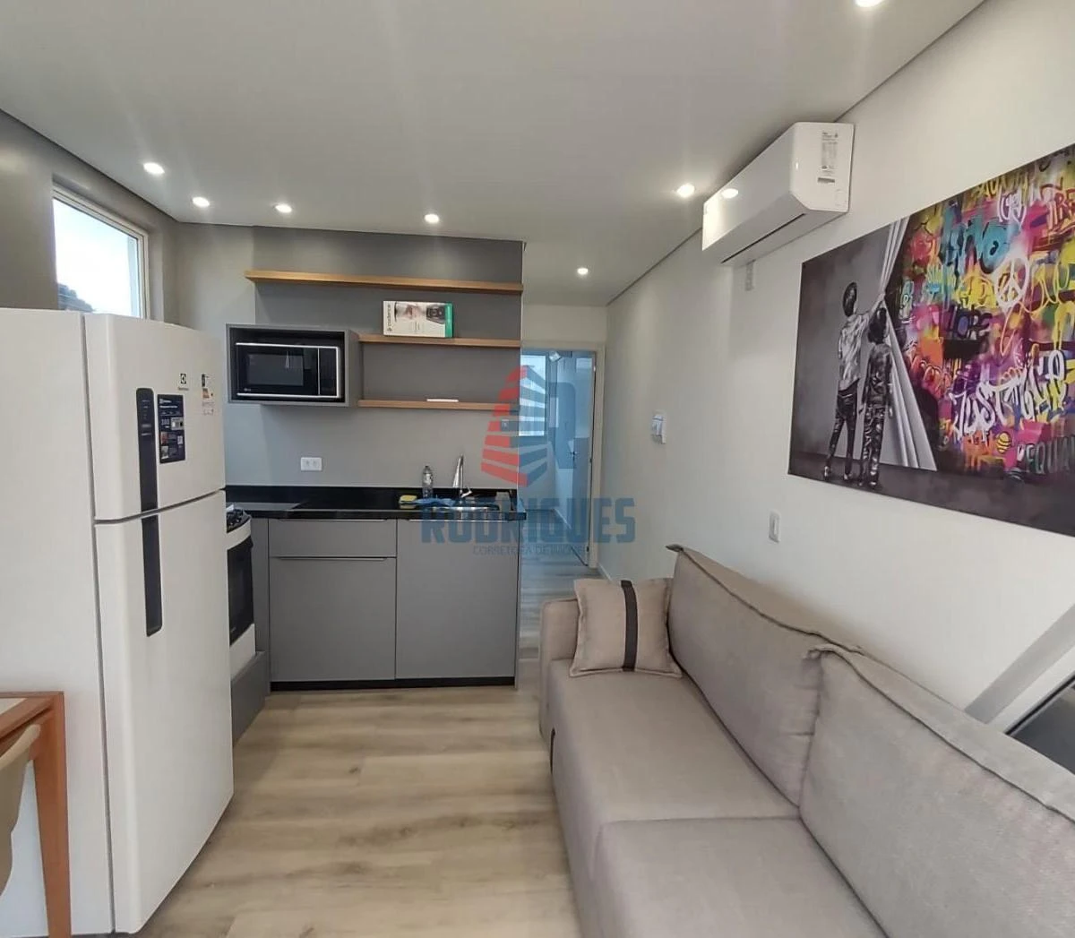 Furnished one-bedroom, 28 m² apartment in Curitiba — photo 7
