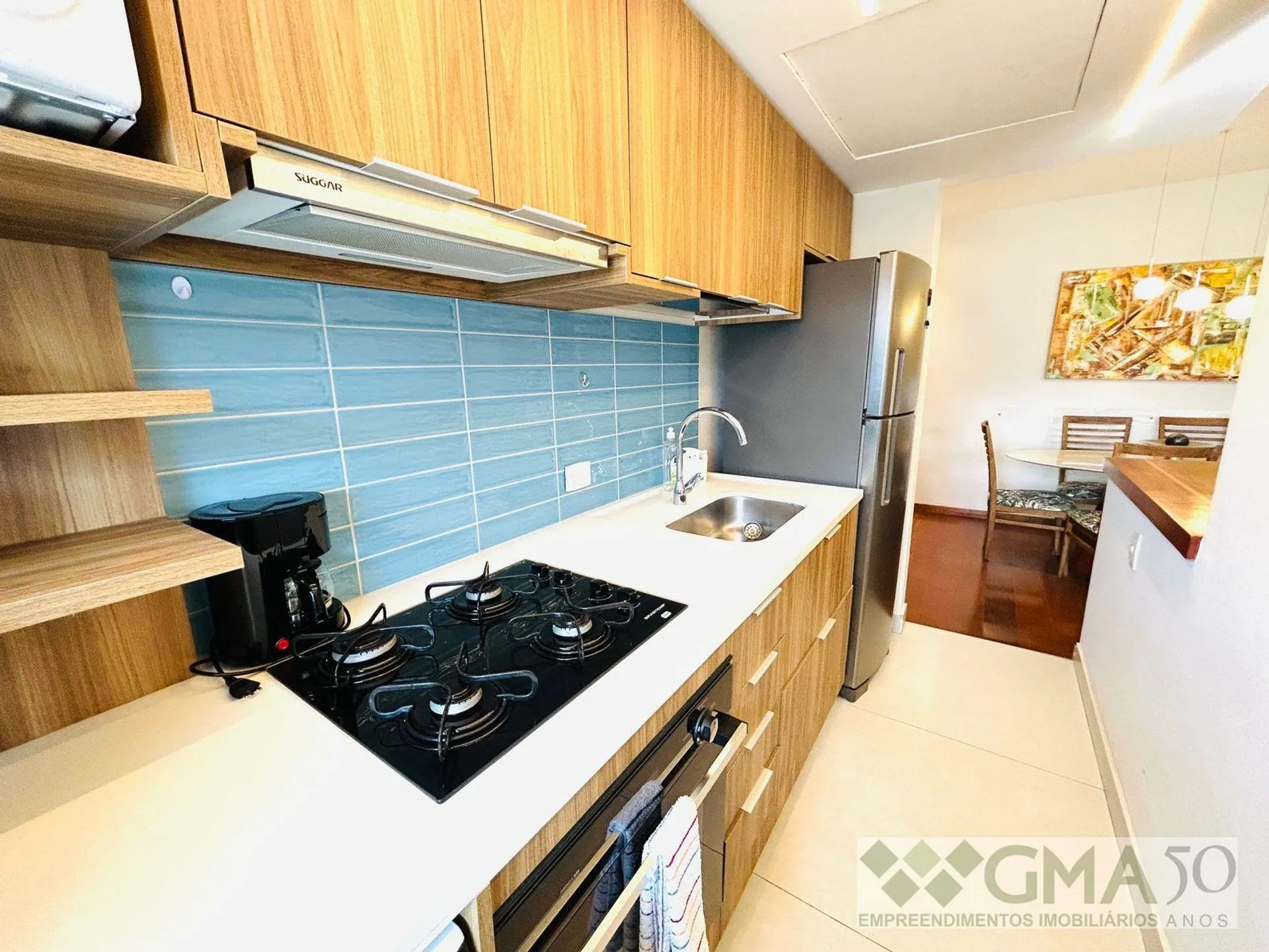Furnished 87 m² apartment with open-plan kitchen and suite — photo 30