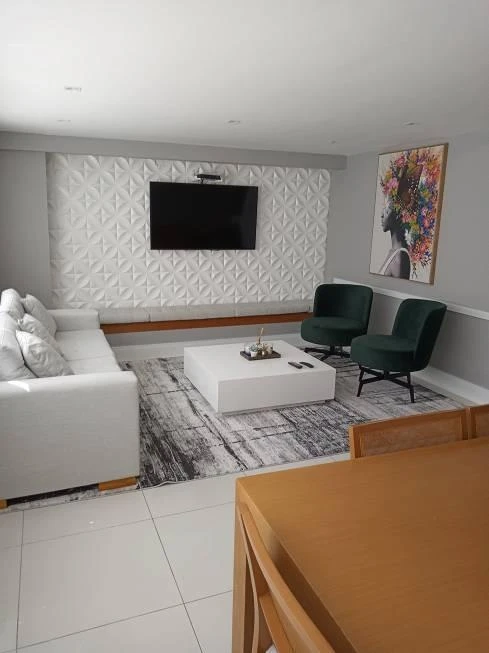 64 m² apartment with balcony, 2 bedrooms and 2 bathrooms — photo 3