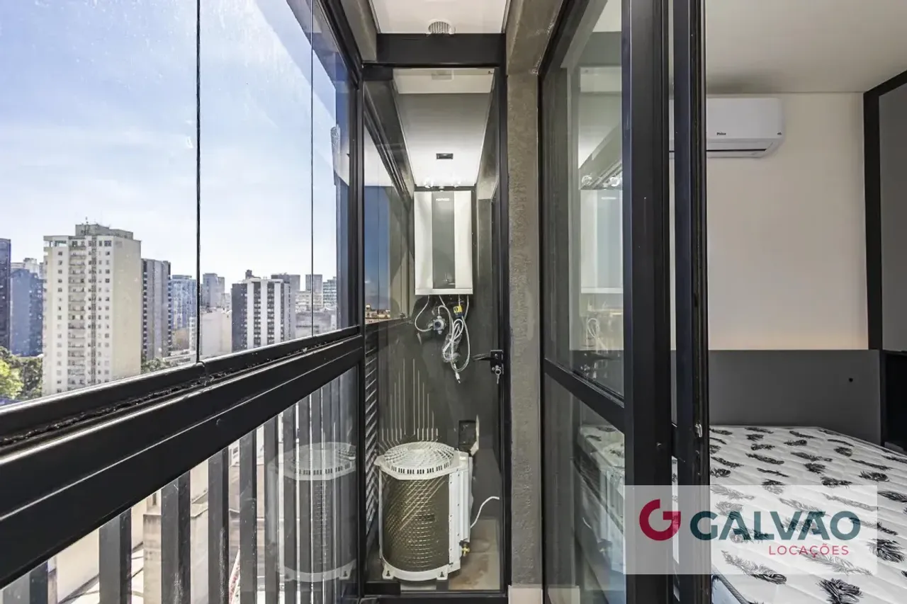 Apartamento mobiliado de 1 dormitório com varanda — photo 8