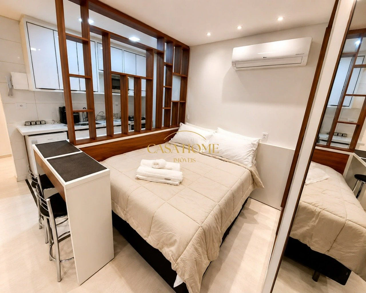 One-bedroom apartment with a home office in Curitiba — photo 6