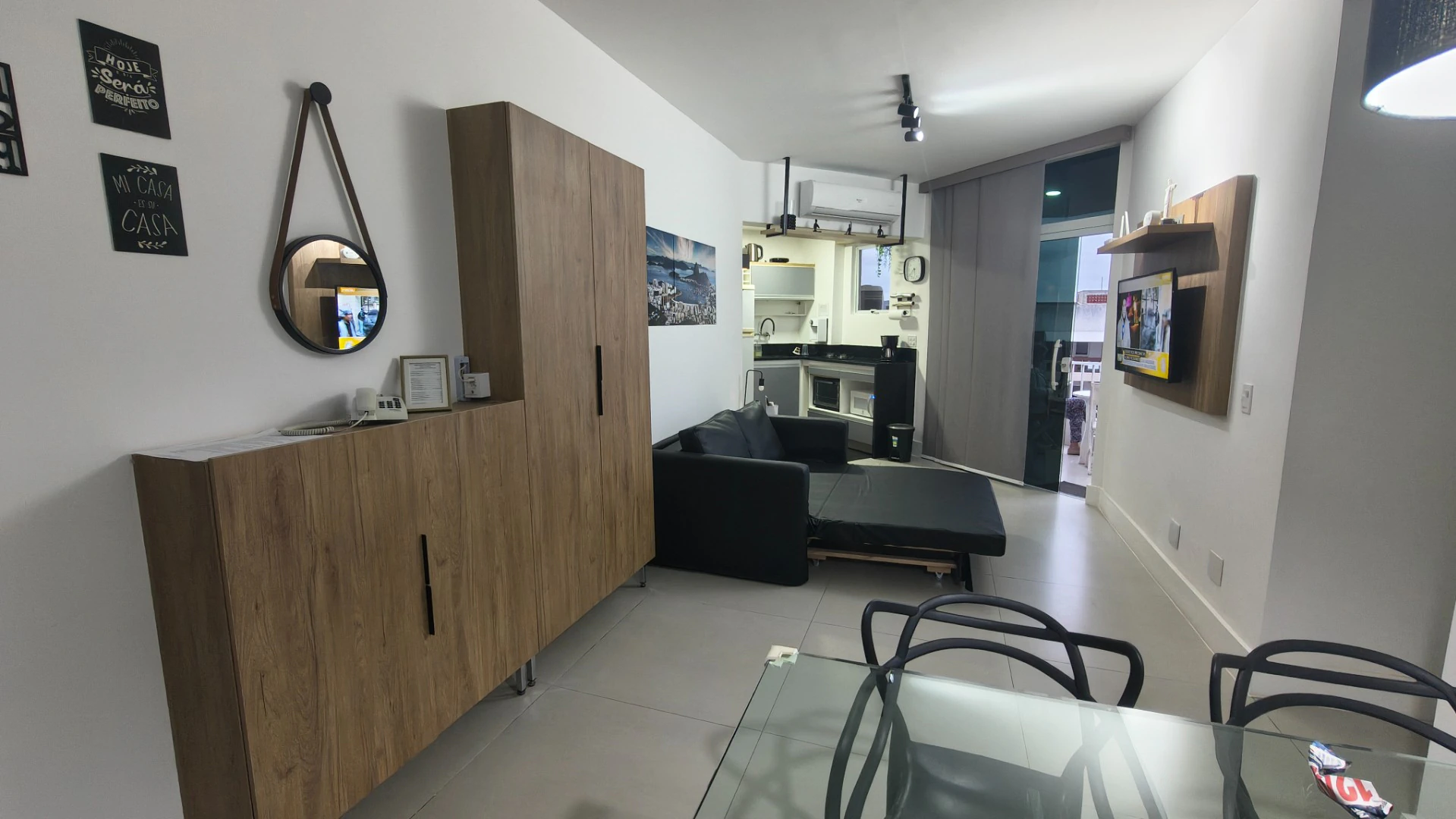 One-bedroom apartment with a home office in Rio de Janeiro