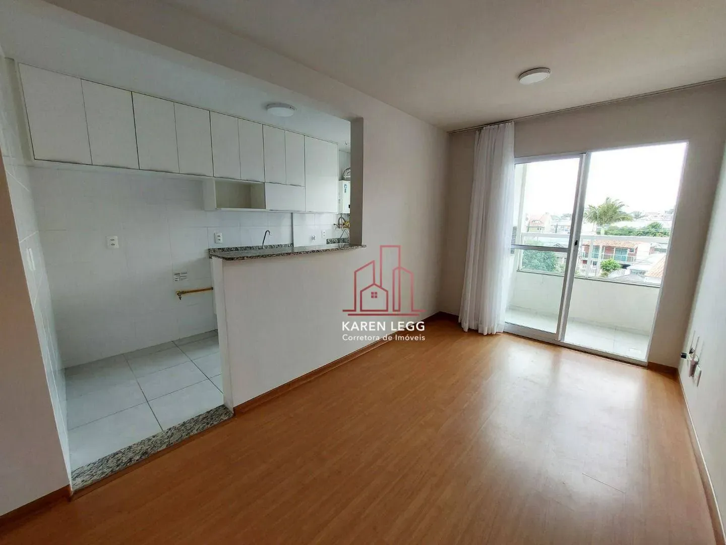 2-bedroom apartment with open-plan kitchen and private BBQ