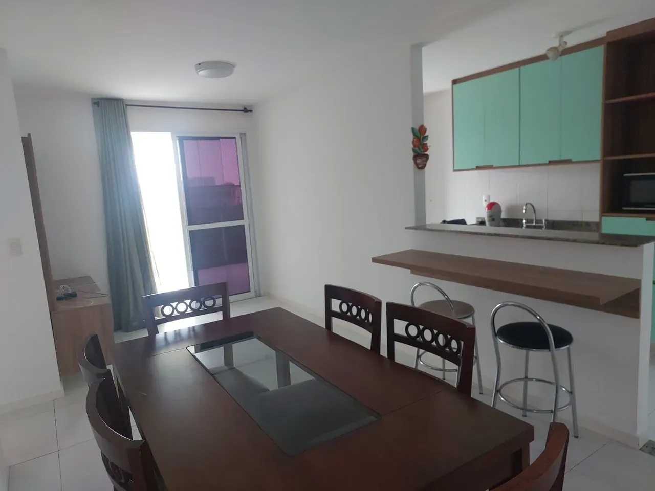 Balcony with a grill in a 2-bedroom apartment, 66 m² — photo 41