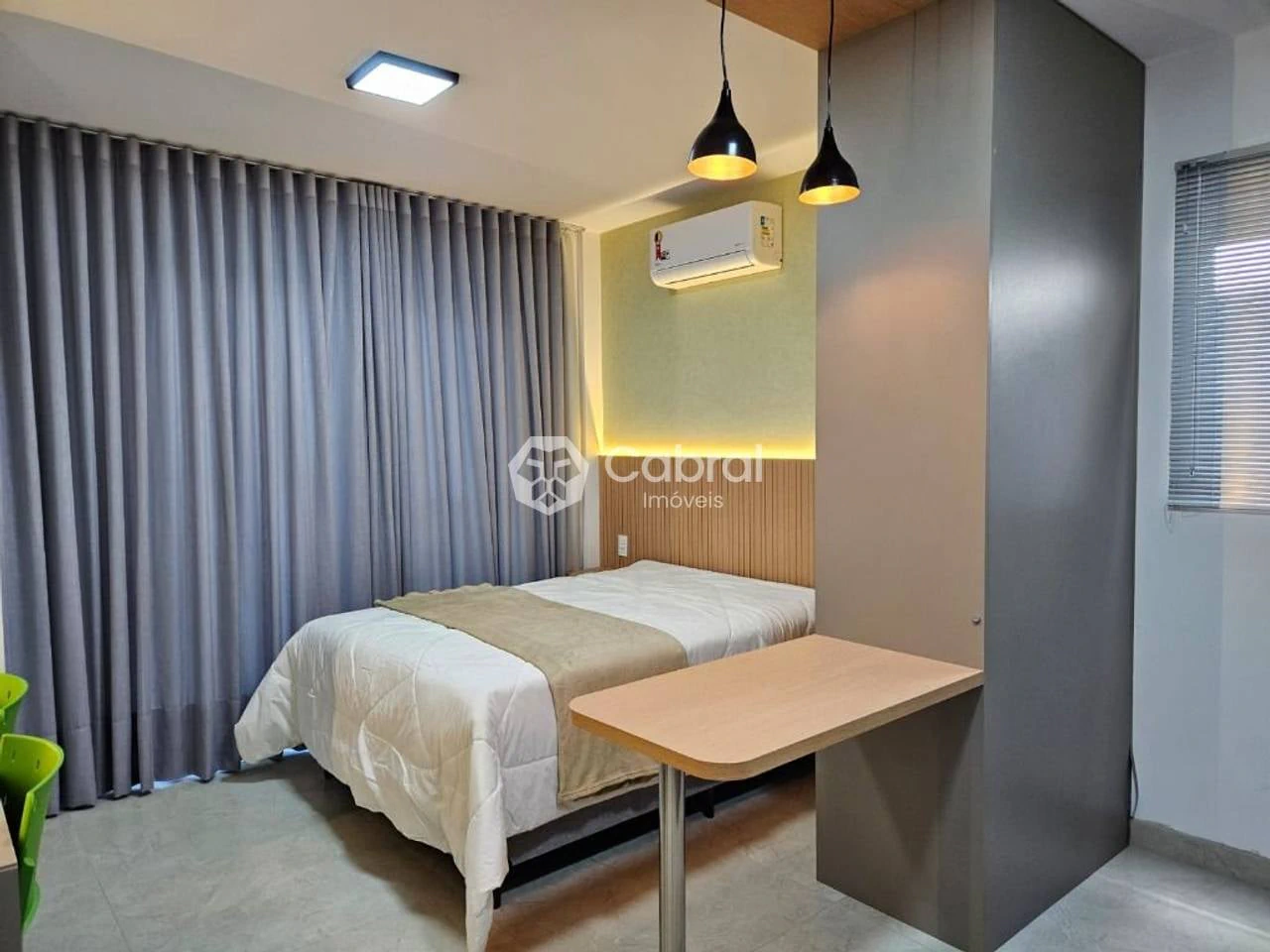 Estudio amueblado de 37 m² con 1 dormitorio y parrilla — photo 4