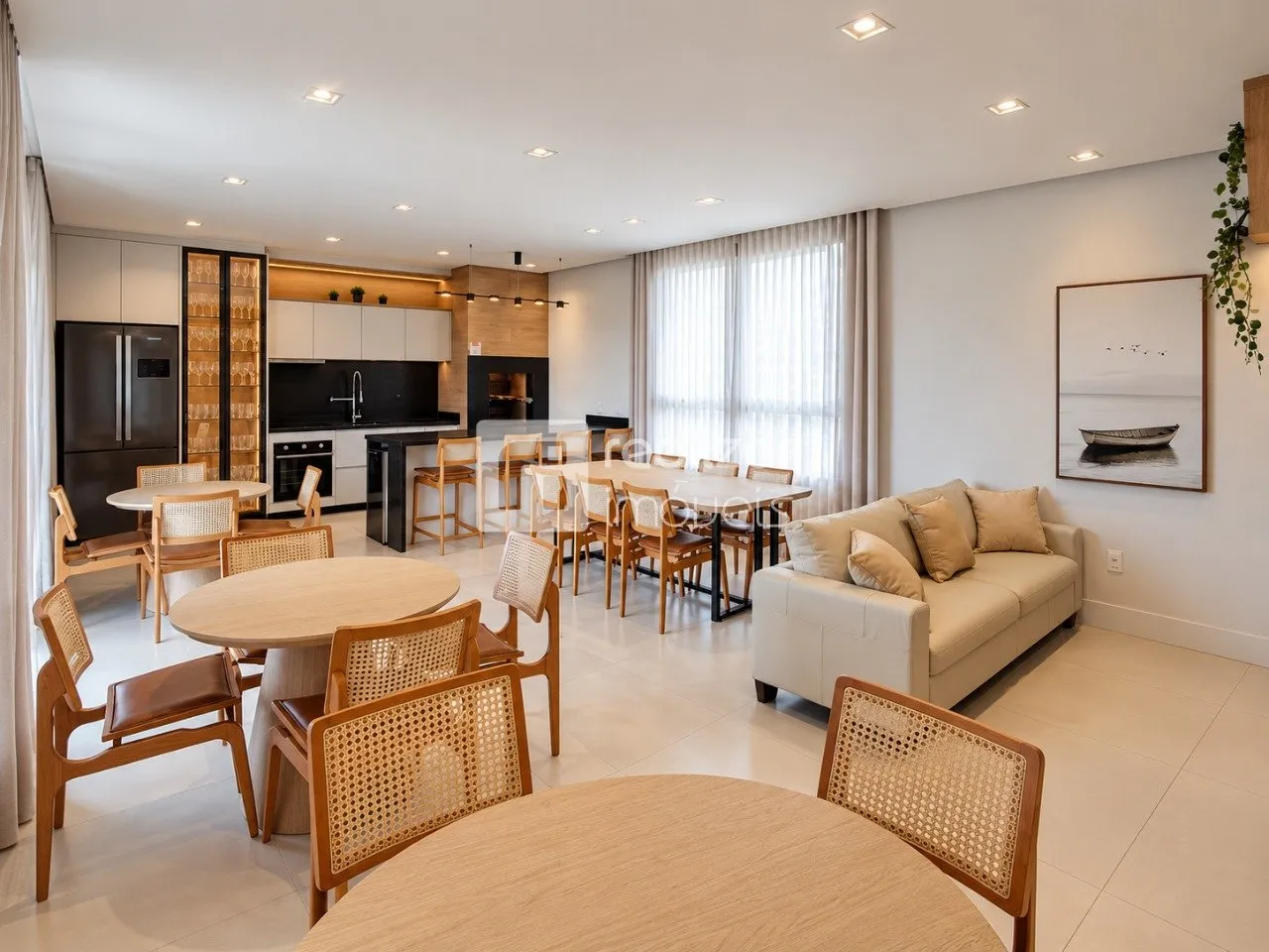 Furnished apartment, 32 m², with a glass-enclosed balcony — photo 23