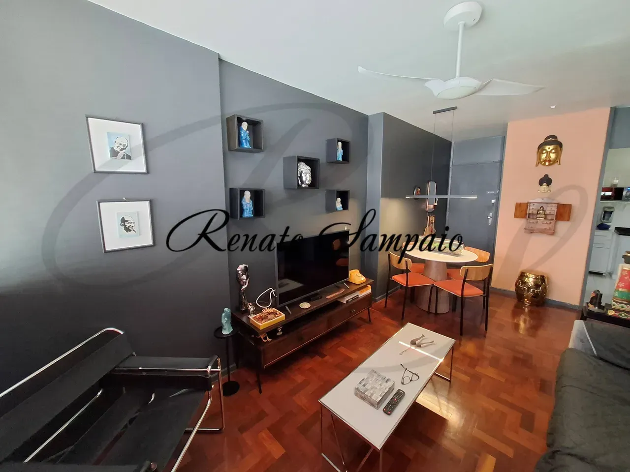 56 m² apartment with a home office and a washing machine — photo 15