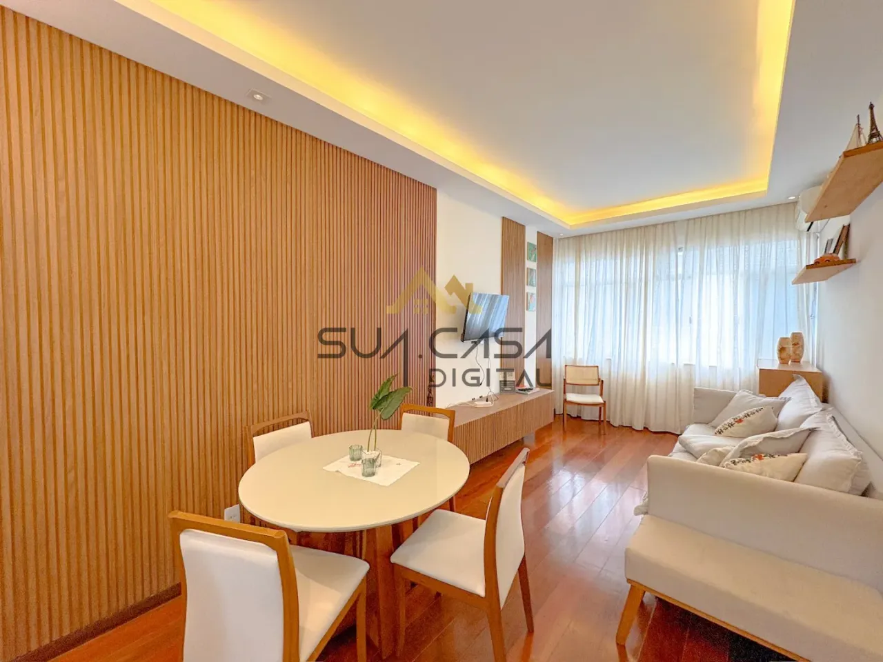 Furnished apartment with an open-plan gas kitchen — photo 8