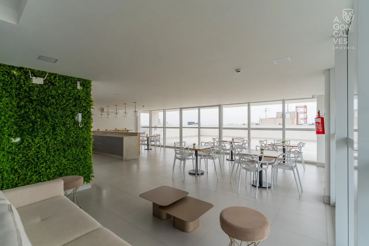 Studio mobiliado de 28 m², 1 quarto e varanda de vidro — photo 14
