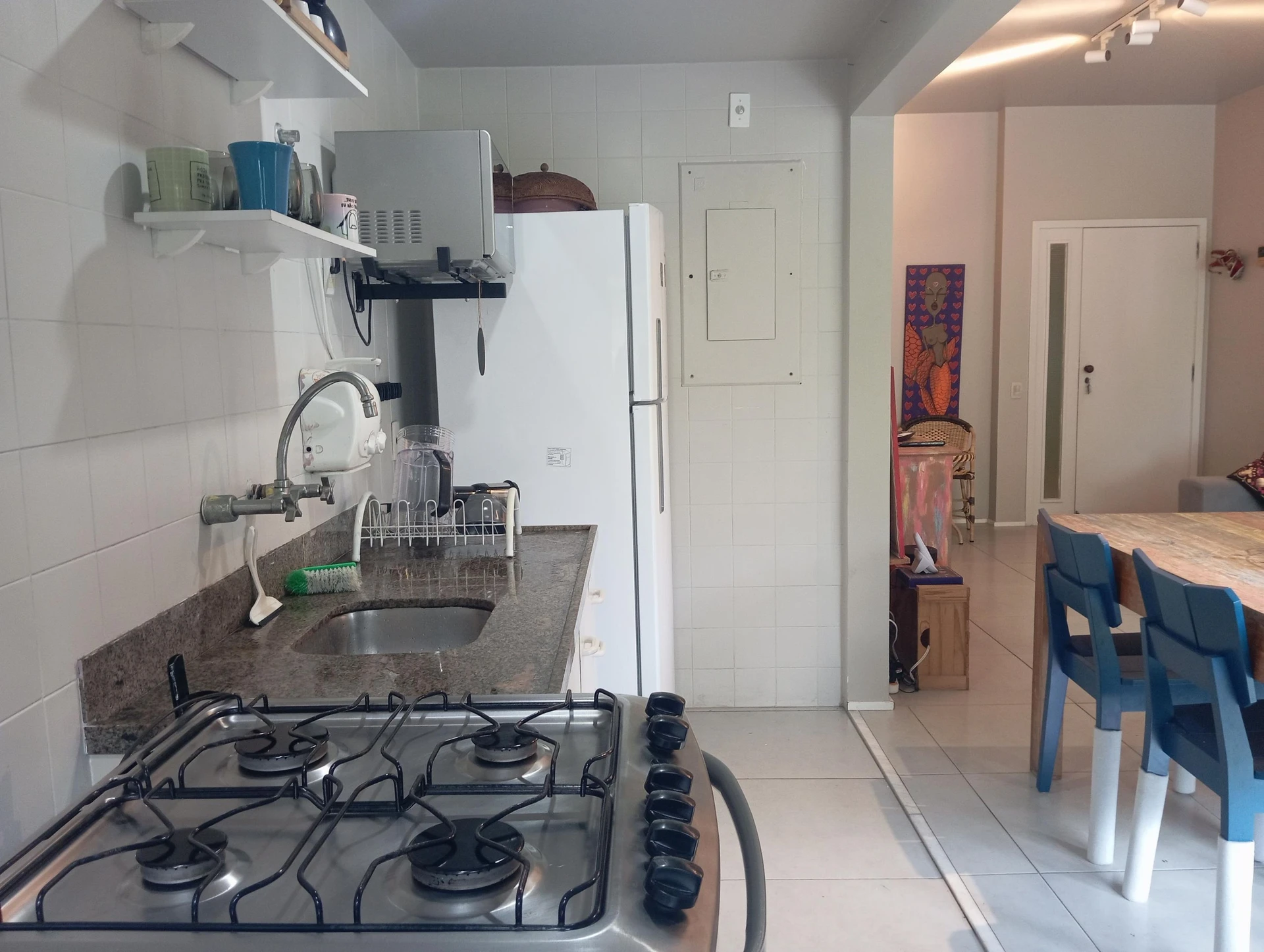 Apartamento mobiliado com 1 quarto e varanda fechada — photo 3