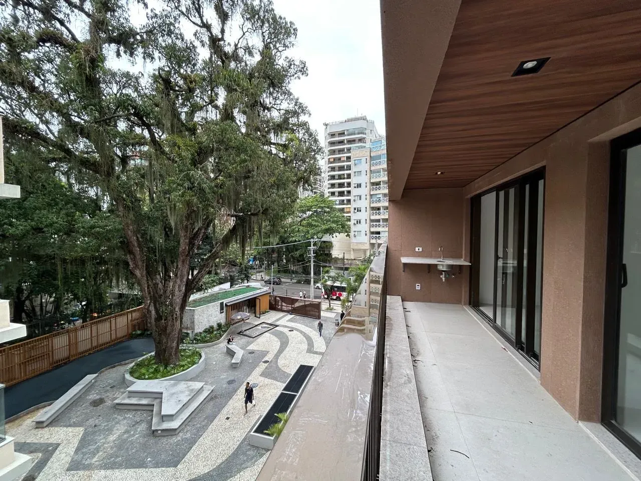 2-bedroom apartment in a building with a sauna