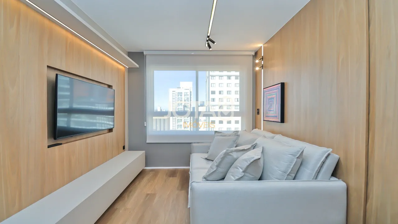39 m² 1-bedroom apartment with an open-plan kitchen — photo 4