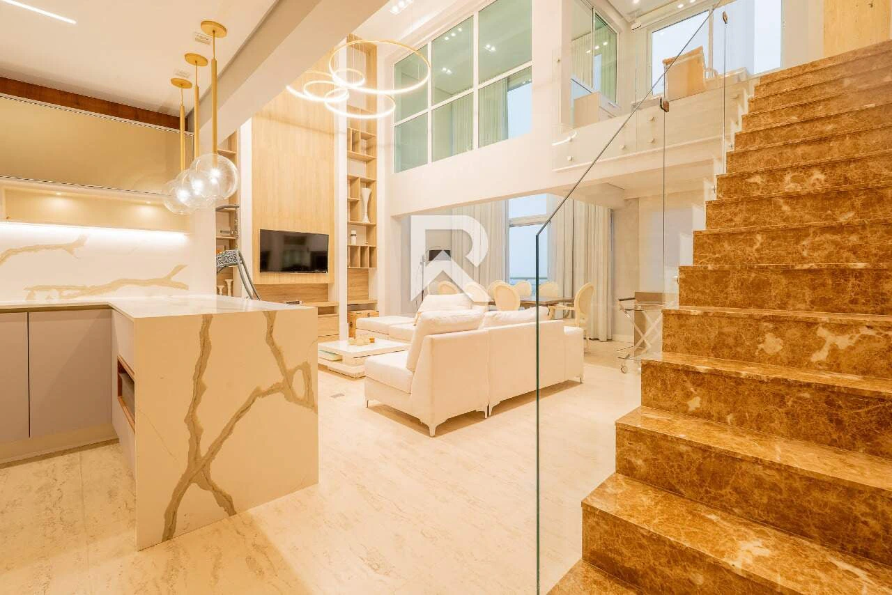3-bedroom apartment in a building with a sauna
