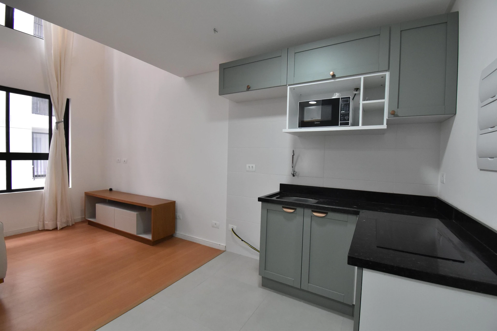 Apartamento de 36 m² com máquina de lavar e varanda gourmet — photo 8