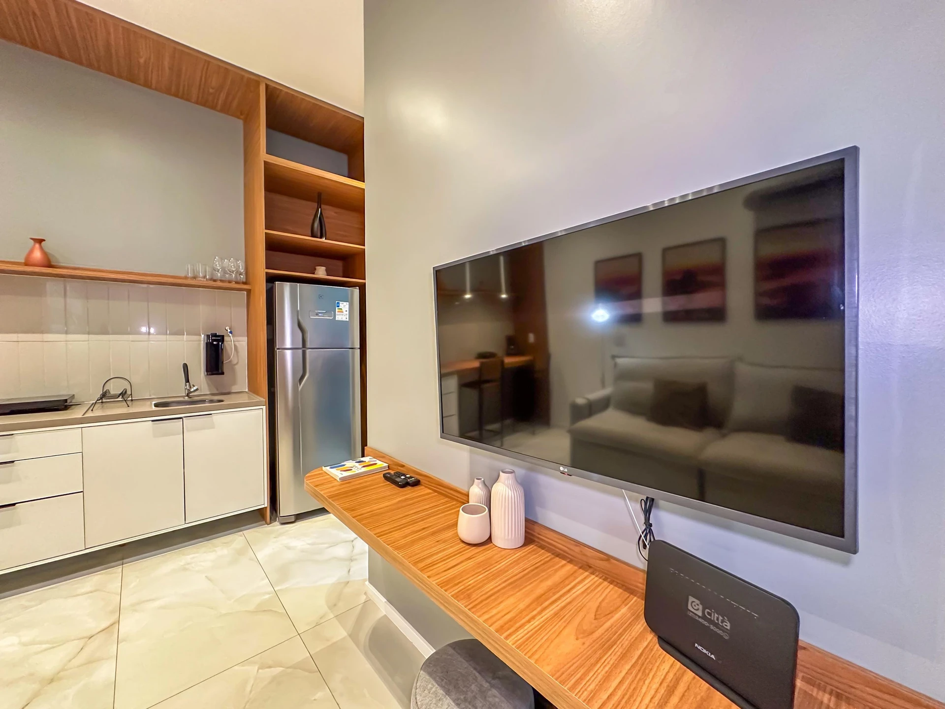 Monoambiente amueblado en edificio con gimnasio — photo 7