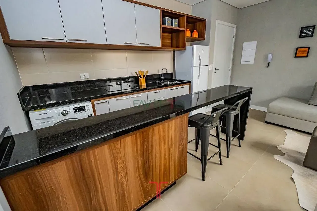 Furnished 1-bedroom apartment with 34 m² and balcony — photo 30