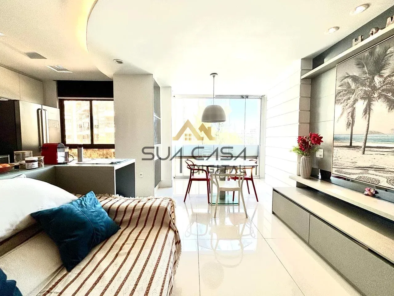 Furnished apartment with 2 bedrooms and open-plan kitchen — photo 6